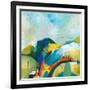 Alpine No. 1-Jan Weiss-Framed Premium Giclee Print