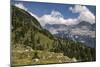 alpine pastures on the Jôf di Montasio, Italy-Simone Wunderlich-Mounted Photographic Print