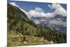 alpine pastures on the Jôf di Montasio, Italy-Simone Wunderlich-Mounted Photographic Print