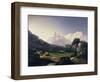 Alpine Peaks, Gressoney Valley-Giuseppe Camino-Framed Giclee Print