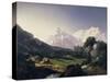 Alpine Peaks, Gressoney Valley-Giuseppe Camino-Stretched Canvas