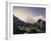 Alpine Peaks, Gressoney Valley-Giuseppe Camino-Framed Giclee Print