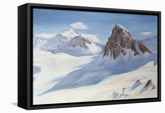 Alpine Shadows, 2000-Antonia Myatt-Framed Stretched Canvas