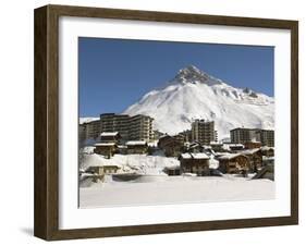 Alpine Ski Resort, Tignes-Le-Lac, Tignes, Savoie, Rhone-Alpes, French Alps, France, Europe-Matthew Frost-Framed Photographic Print