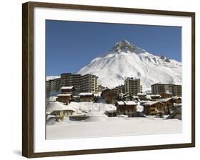 Alpine Ski Resort, Tignes-Le-Lac, Tignes, Savoie, Rhone-Alpes, French Alps, France, Europe-Matthew Frost-Framed Photographic Print