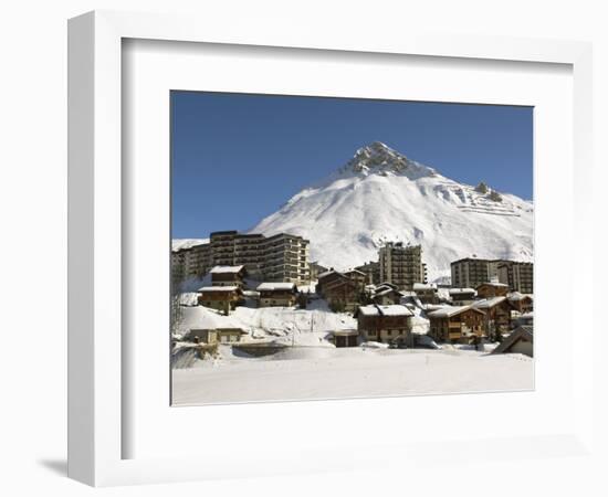 Alpine Ski Resort, Tignes-Le-Lac, Tignes, Savoie, Rhone-Alpes, French Alps, France, Europe-Matthew Frost-Framed Photographic Print