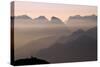 Alpine Sunset-Lorenzo Rieg-Stretched Canvas