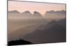 Alpine Sunset-Lorenzo Rieg-Mounted Photographic Print