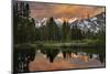 Alpine tarn, Tuolumne Meadows sunrise, Yosemite National Park, California-Adam Jones-Mounted Photographic Print