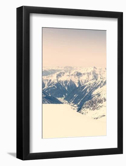 Alpine Valley Surrounded with Mountains-Anze Bizjan-Framed Photographic Print