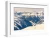 Alpine Valley Surrounded with Mountains-Anze Bizjan-Framed Photographic Print