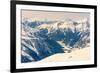 Alpine Valley Surrounded with Mountains-Anze Bizjan-Framed Photographic Print