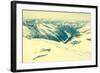 Alpine Valley Surrounded with Mountains-Anze Bizjan-Framed Photographic Print