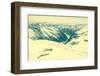 Alpine Valley Surrounded with Mountains-Anze Bizjan-Framed Photographic Print