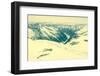 Alpine Valley Surrounded with Mountains-Anze Bizjan-Framed Photographic Print