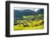 Alpine Village in Switzerland-Anatolii Lyzun-Framed Photographic Print