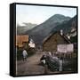 Alpine Village of Nevache (France), Circa 1890-1895-Leon, Levy et Fils-Framed Stretched Canvas