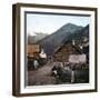 Alpine Village of Nevache (France), Circa 1890-1895-Leon, Levy et Fils-Framed Premium Photographic Print