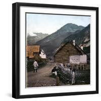 Alpine Village of Nevache (France), Circa 1890-1895-Leon, Levy et Fils-Framed Photographic Print