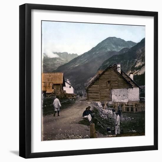 Alpine Village of Nevache (France), Circa 1890-1895-Leon, Levy et Fils-Framed Photographic Print