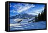 Alpine Winter Landscape, Austria, Europe-Sabine Jacobs-Framed Stretched Canvas