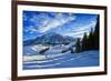 Alpine Winter Landscape, Austria, Europe-Sabine Jacobs-Framed Photographic Print