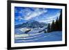 Alpine Winter Landscape, Austria, Europe-Sabine Jacobs-Framed Photographic Print