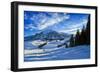 Alpine Winter Landscape, Austria, Europe-Sabine Jacobs-Framed Photographic Print