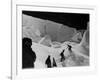 Alpinists Walking in the Snow-null-Framed Photographic Print