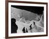 Alpinists Walking in the Snow-null-Framed Photographic Print