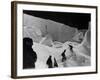 Alpinists Walking in the Snow-null-Framed Photographic Print