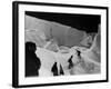 Alpinists Walking in the Snow-null-Framed Photographic Print