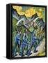 Alpleben, Triptych; Alpleben, Triptychon, 1918-Ernst Ludwig Kirchner-Framed Stretched Canvas