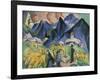 Alpleben, Triptych; Alpleben, Triptychon, 1918-Ernst Ludwig Kirchner-Framed Giclee Print
