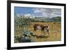 Alps in May (The Loving Mother)-Giovanni Segantini-Framed Art Print