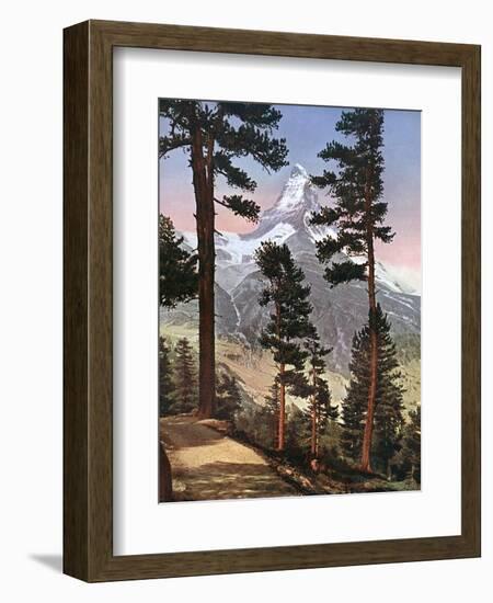 Alps, Matterhorn 1913-Donald Mcleish-Framed Photographic Print