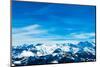 Alps Mountain Landscape. Winter Landscape-Ewais-Mounted Photographic Print