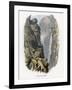 Alps: The Gemmi Pass in the Swiss Alps-J.w. Whimper-Framed Art Print