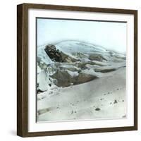 Alps (Upper-Savoy), the Summit of the Mont Blanc-Leon, Levy et Fils-Framed Photographic Print