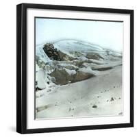 Alps (Upper-Savoy), the Summit of the Mont Blanc-Leon, Levy et Fils-Framed Photographic Print