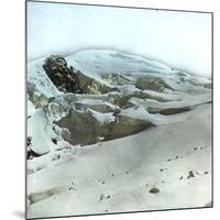 Alps (Upper-Savoy), the Summit of the Mont Blanc-Leon, Levy et Fils-Mounted Photographic Print