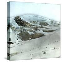 Alps (Upper-Savoy), the Summit of the Mont Blanc-Leon, Levy et Fils-Stretched Canvas
