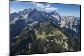 Alpspitze, Germany, Garmisch-Partenkirchen, Bavarian Oberland Region, Osterfelder Region-Frank Fleischmann-Mounted Photographic Print