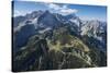 Alpspitze, Germany, Garmisch-Partenkirchen, Bavarian Oberland Region, Osterfelder Region-Frank Fleischmann-Stretched Canvas