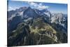 Alpspitze, Germany, Garmisch-Partenkirchen, Bavarian Oberland Region, Osterfelder Region-Frank Fleischmann-Stretched Canvas