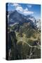 Alpspitze, Germany, Garmisch Partenkirchen, Oberland, Osterfelder Region Wettersteingebirge-Frank Fleischmann-Stretched Canvas