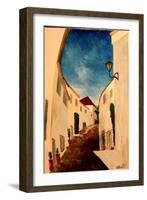 Alpujarra - The white village in Andalucia-Markus Bleichner-Framed Art Print