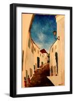 Alpujarra - The white village in Andalucia-Markus Bleichner-Framed Art Print