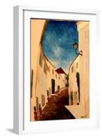 Alpujarra - The white village in Andalucia-Markus Bleichner-Framed Art Print