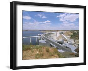 Alqueva Dam, Portugal's Largest Dam, Near the Spanish Border, Alentejo Region, Portugal-R H Productions-Framed Photographic Print